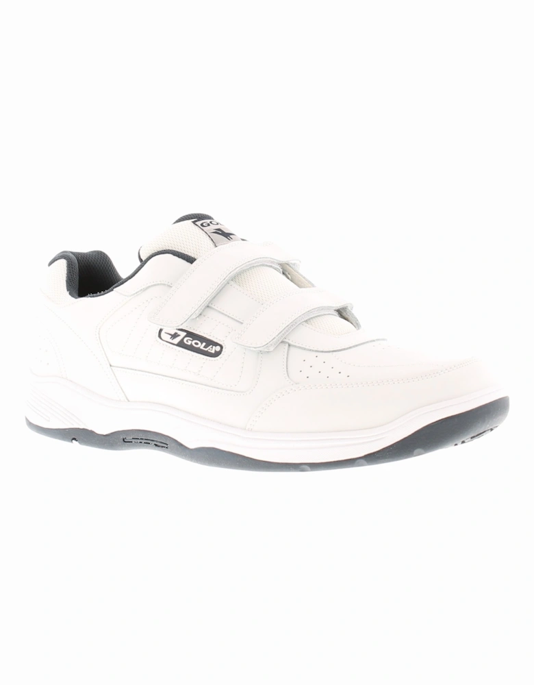 Mens Trainers Belmont touch fastening Wide XL Touch Fastening white UK Size