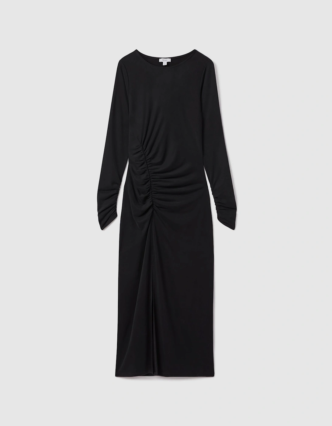 Ruched Jersey Midi Dress, 2 of 1