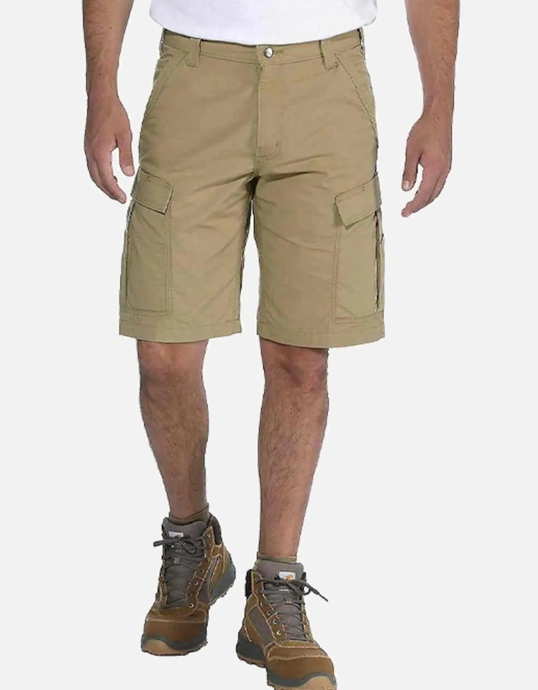 Carhartt Men's Force Relaxed Fit Ripstop Cargo Work Short Dark Khaki