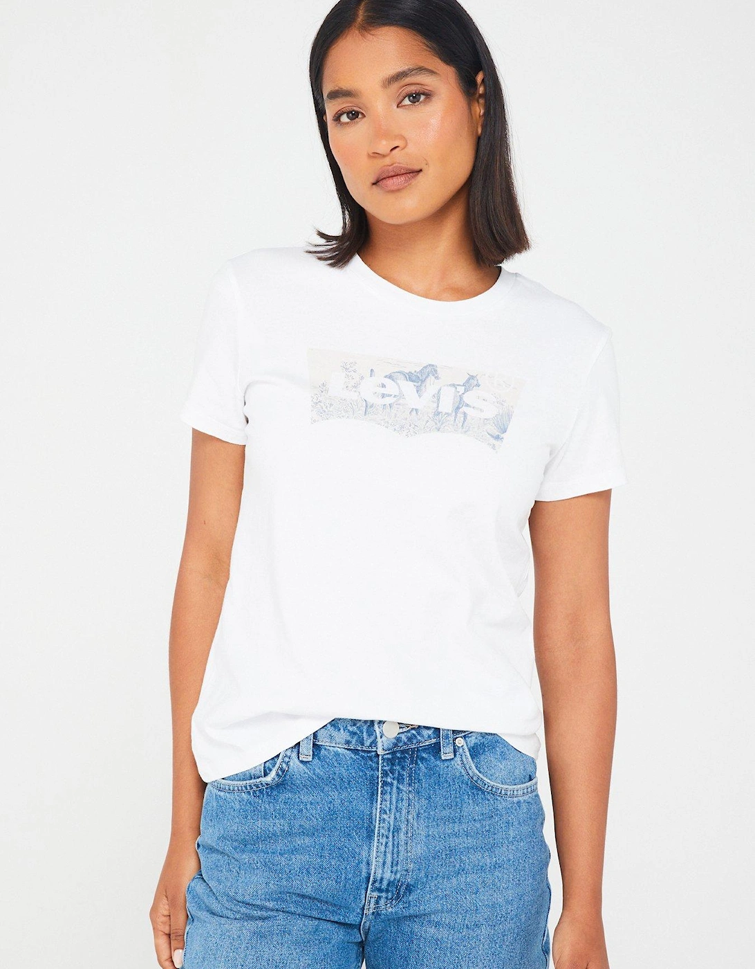 Batwing Western T-shirt - White, 5 of 4