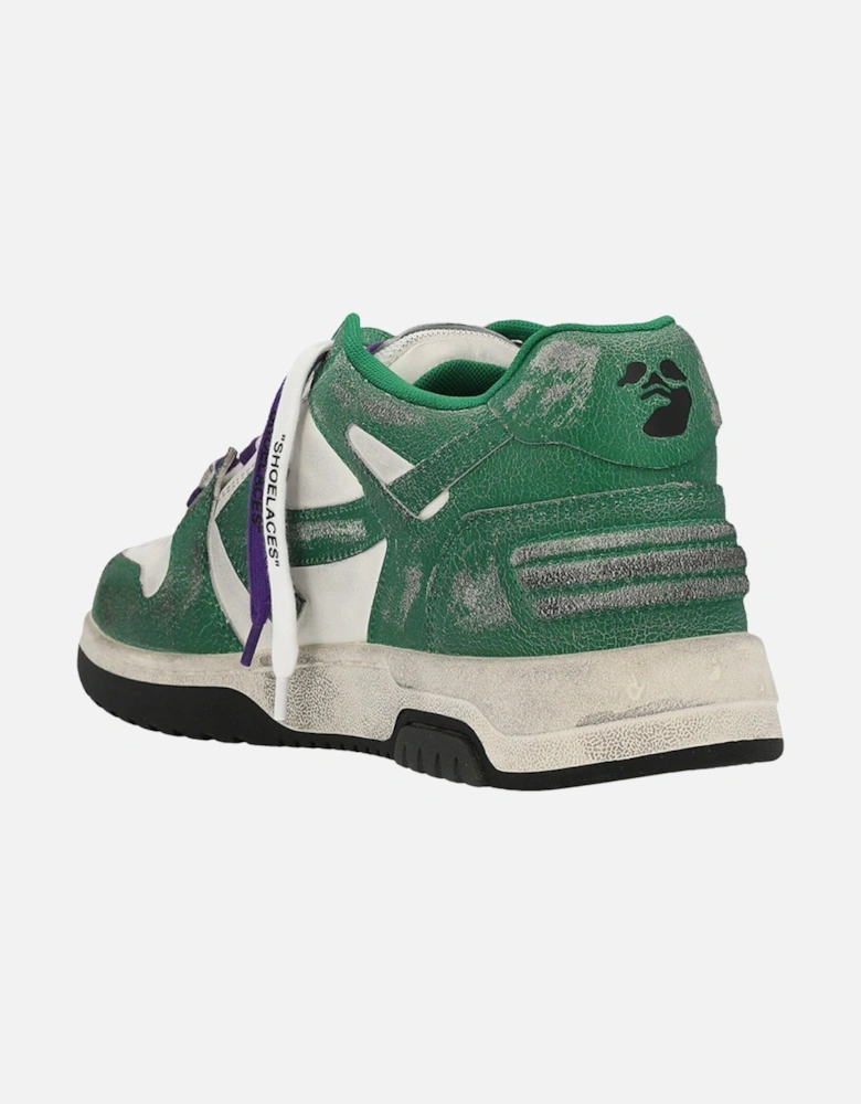 Out Of Office Green Vintage Leather Sneakers