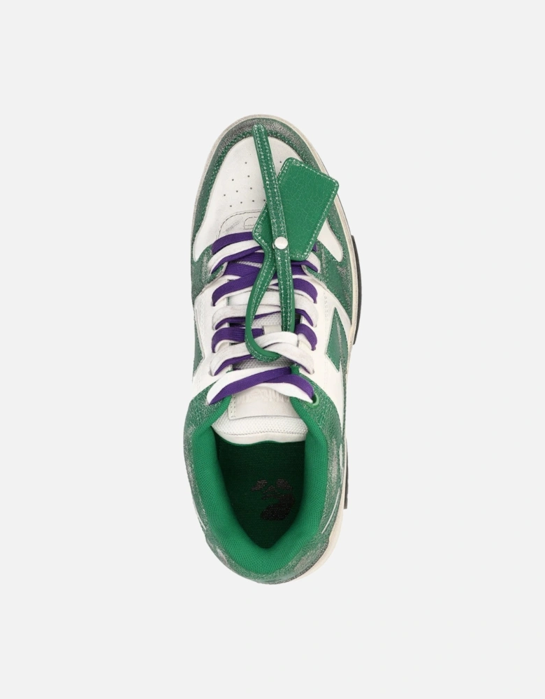 Out Of Office Green Vintage Leather Sneakers