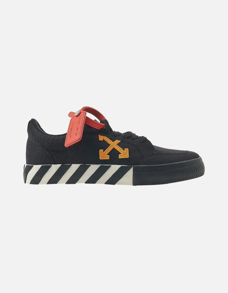 Vulc Low Orange Design Black Sneakers