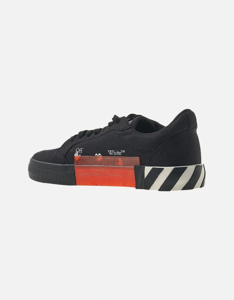 Vulc Low Orange Design Black Sneakers