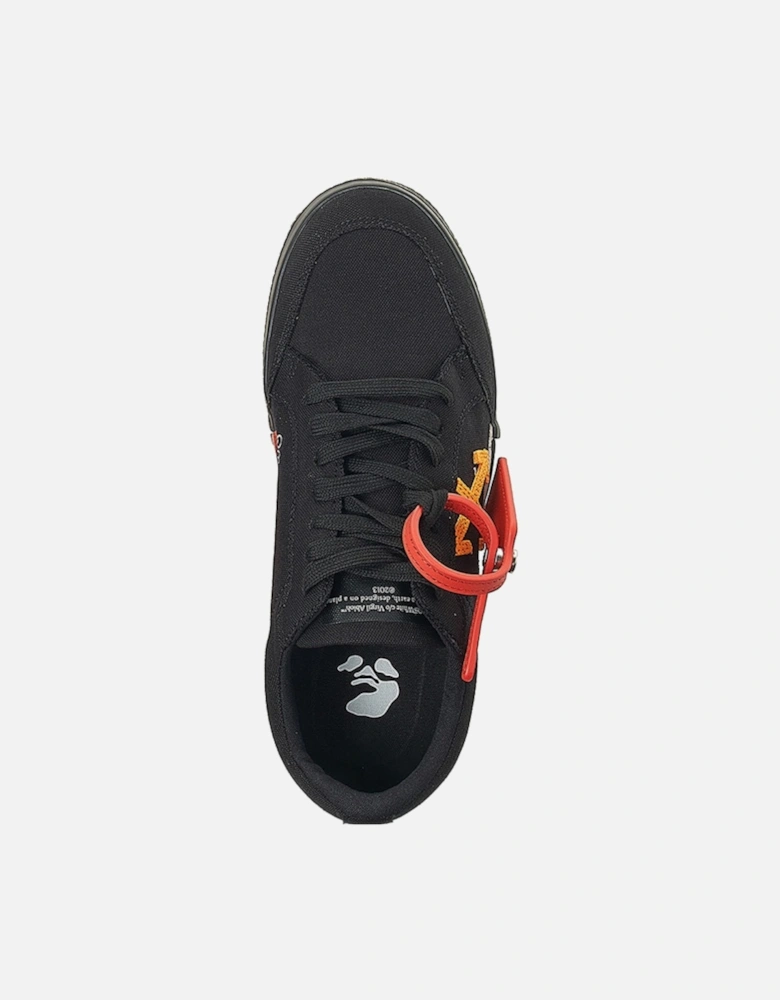 Vulc Low Orange Design Black Sneakers