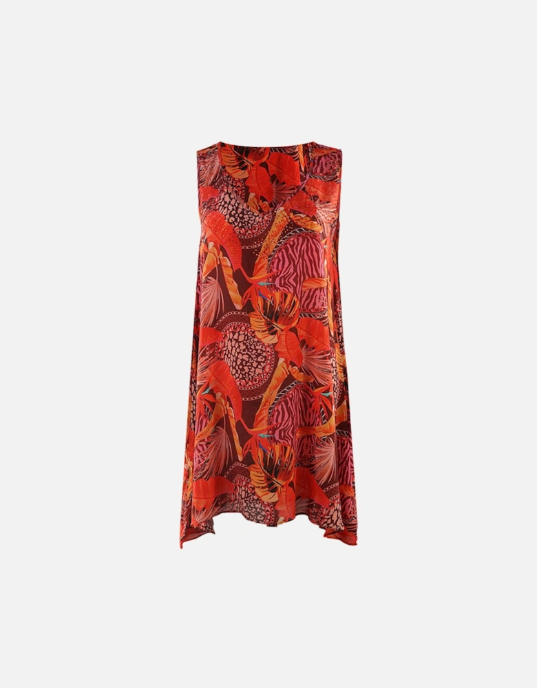Congo Rainforest 1202115 Red Flowing Top