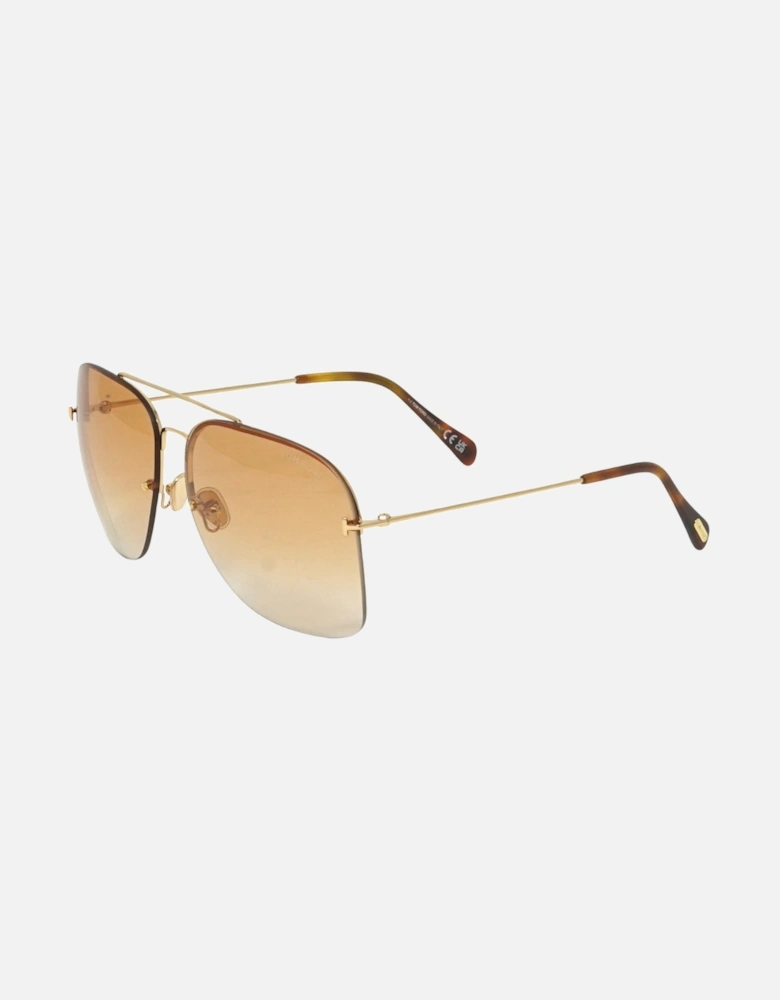 Mackenzie-02 FT0883 30F Gold Sunglasses