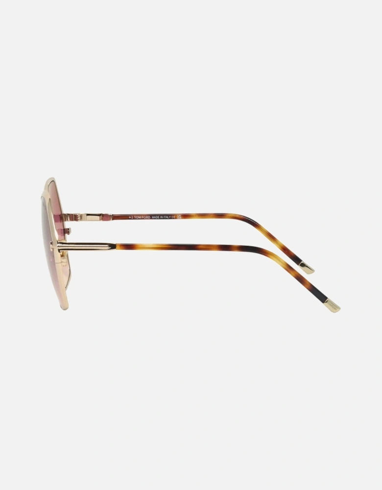 Fonda 02 Ft0912 28T Gold Sunglasses