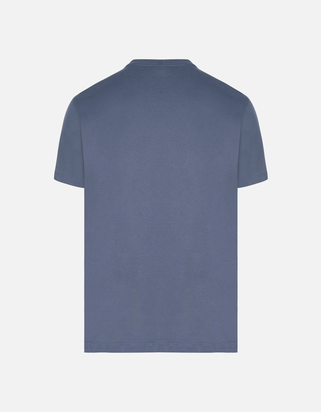 Cotton Shark Print T-shirt Blue