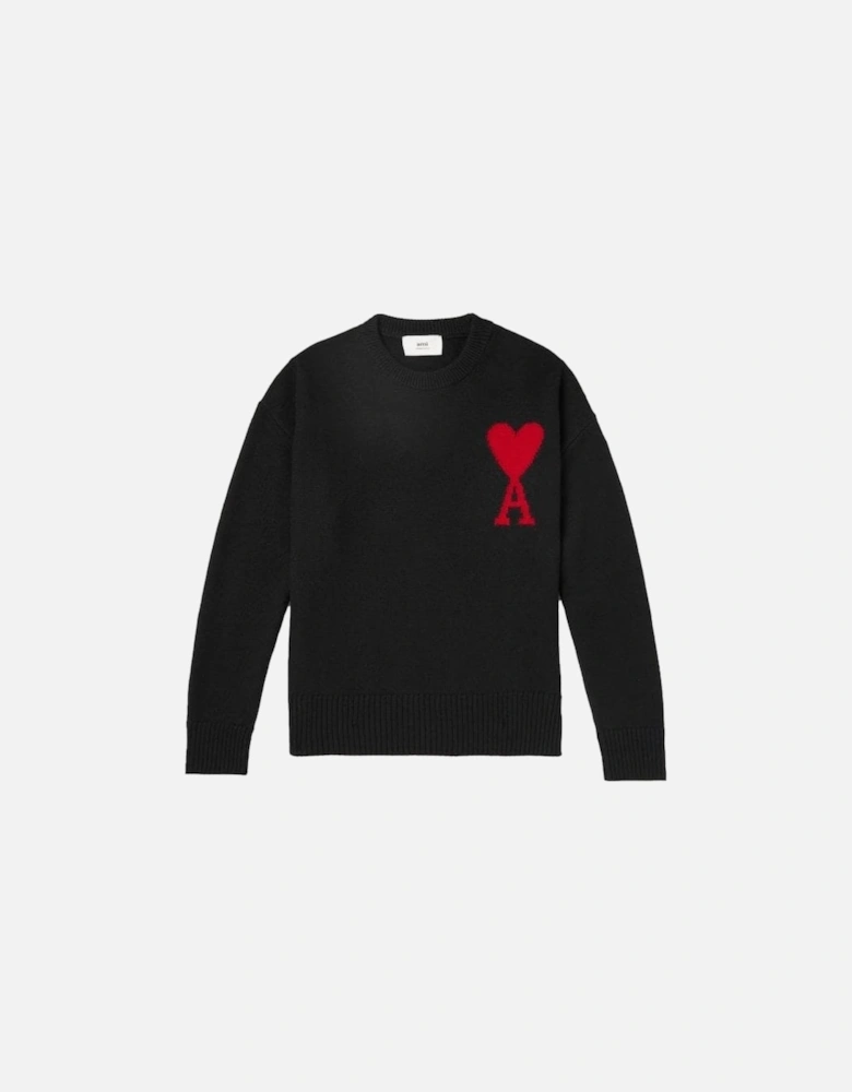 Red ADC Wool Sweater Black