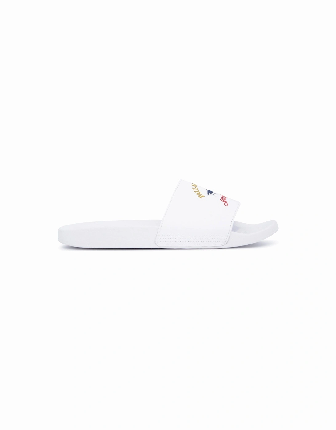 Logo Embroidered Sliders White, 5 of 4