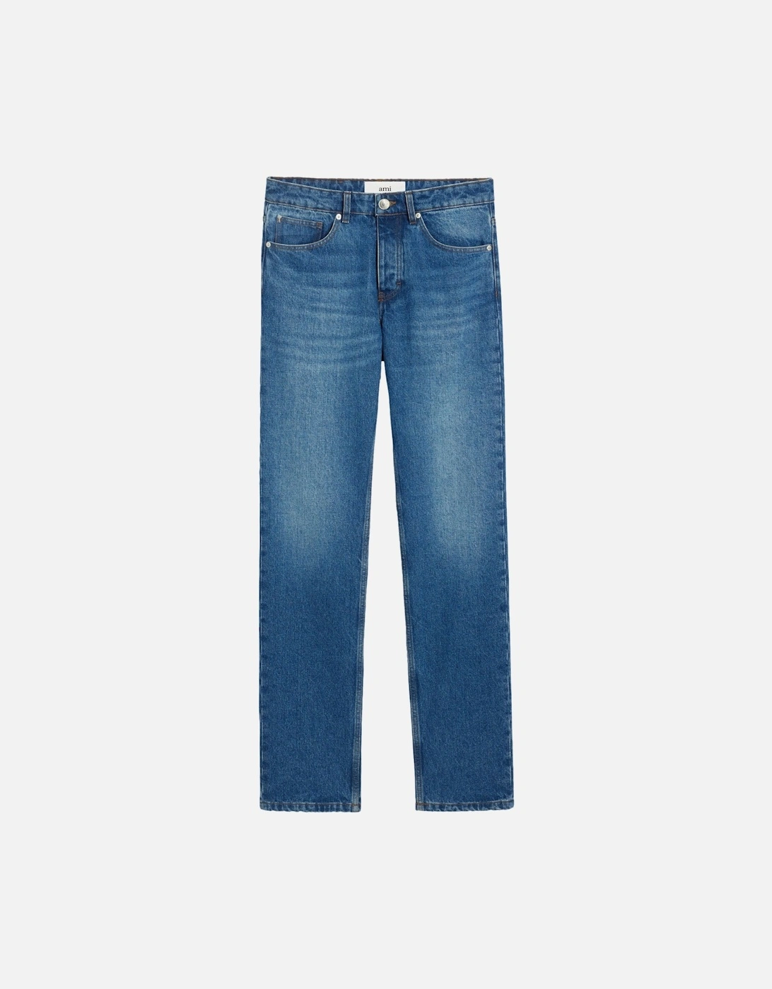 Classic Fit Washed Denim Jeans, 7 of 6