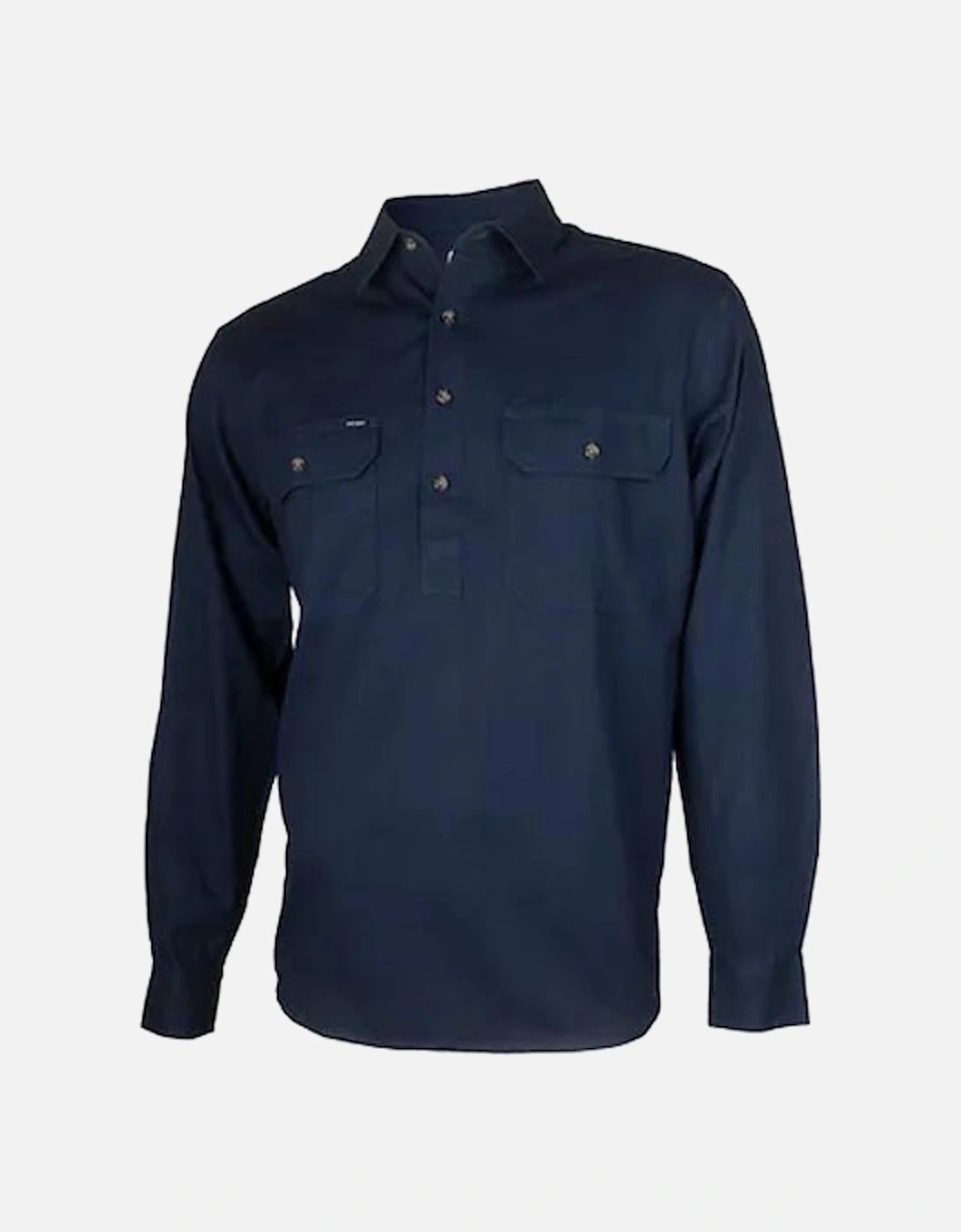 Men's Work Shirt Navy, 2 of 1