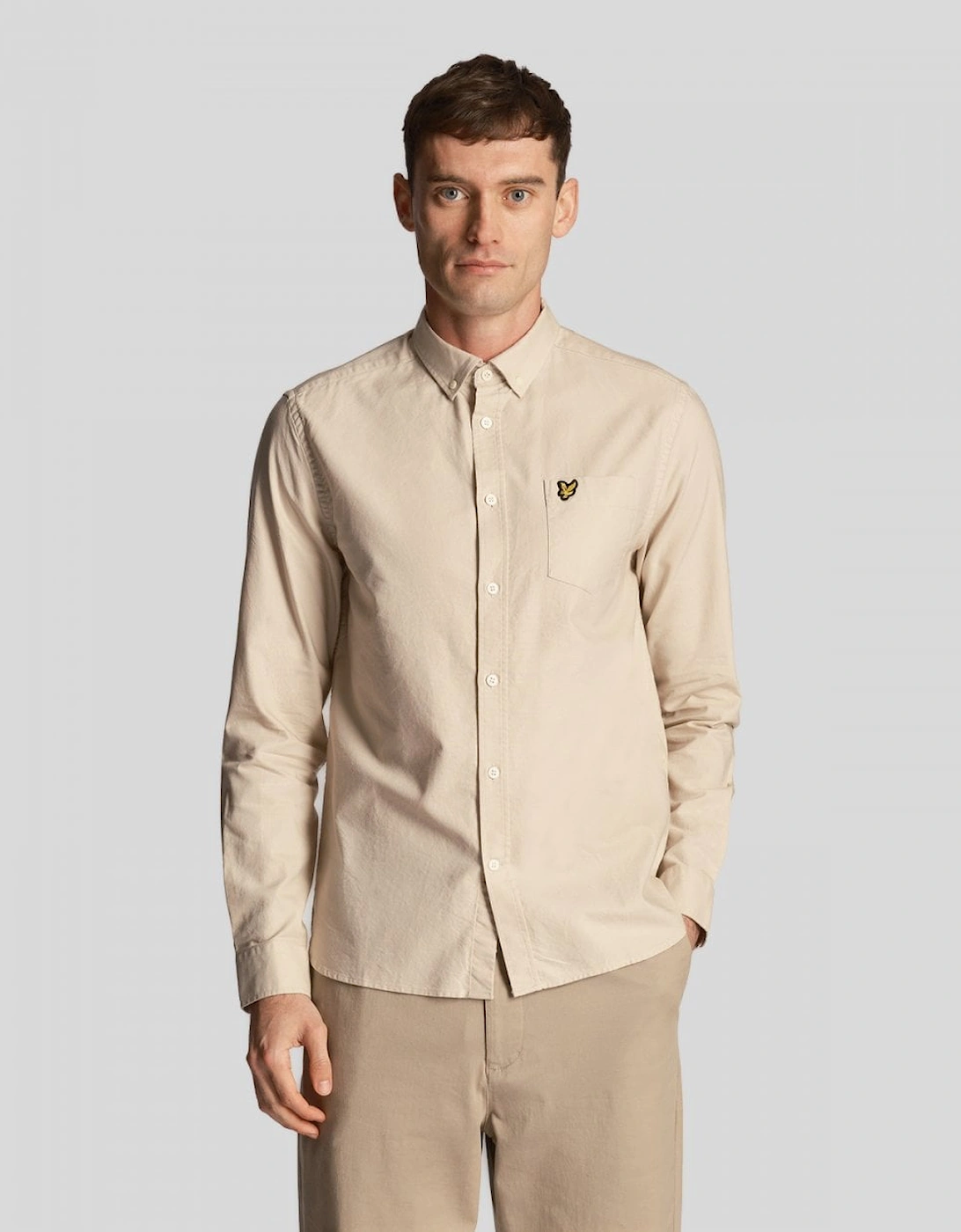 Lyle & Scott Regular Fit Light Weight Mens Oxford Shirt, 6 of 5