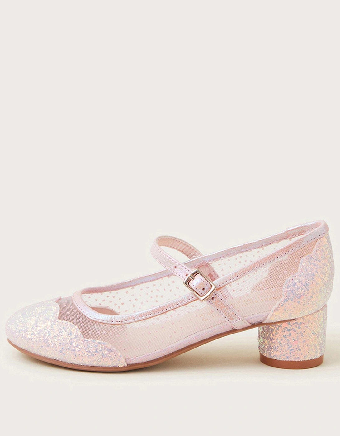 Girls Annabelle Princess Heel Shoes - Pink, 2 of 1