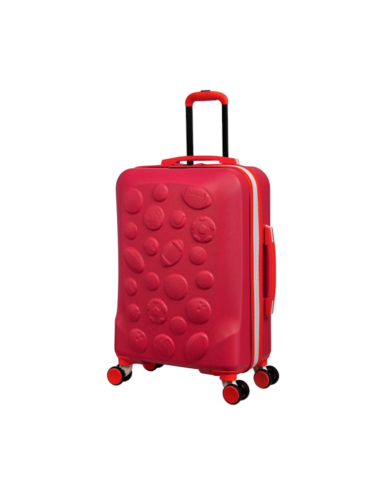 Half-Time Poppy Kiddies Cabin Suitcase - Red