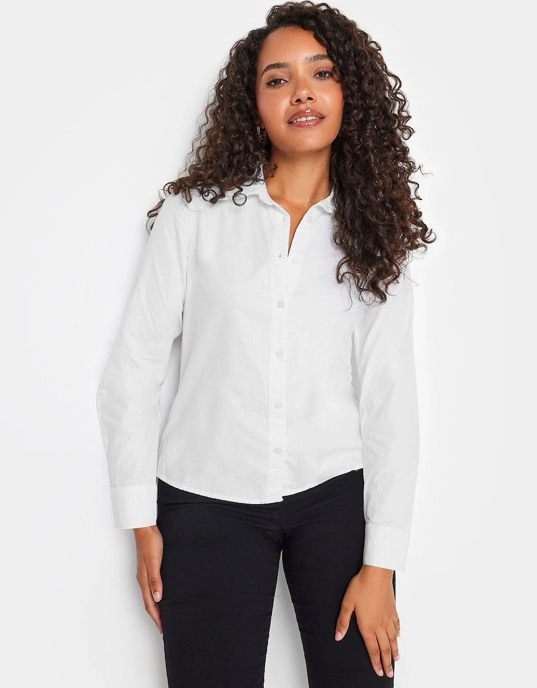 Fitted Poplin Shirt - White, 2 of 1