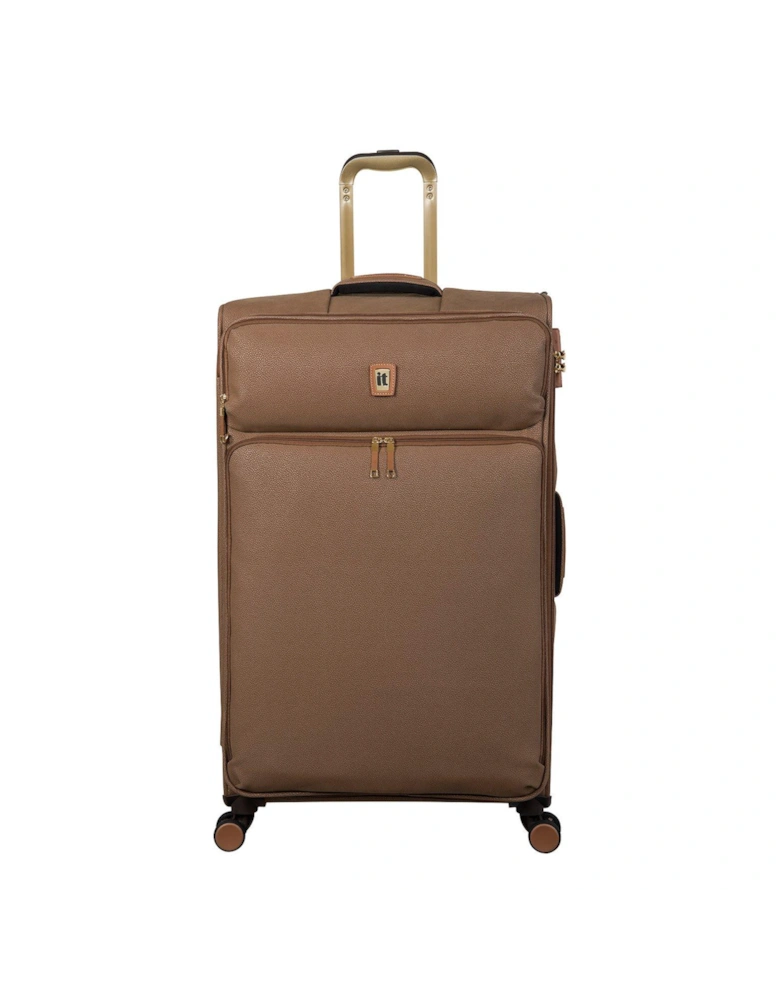 Enduring Large Expandable Suitcase with TSA Lock - Tan