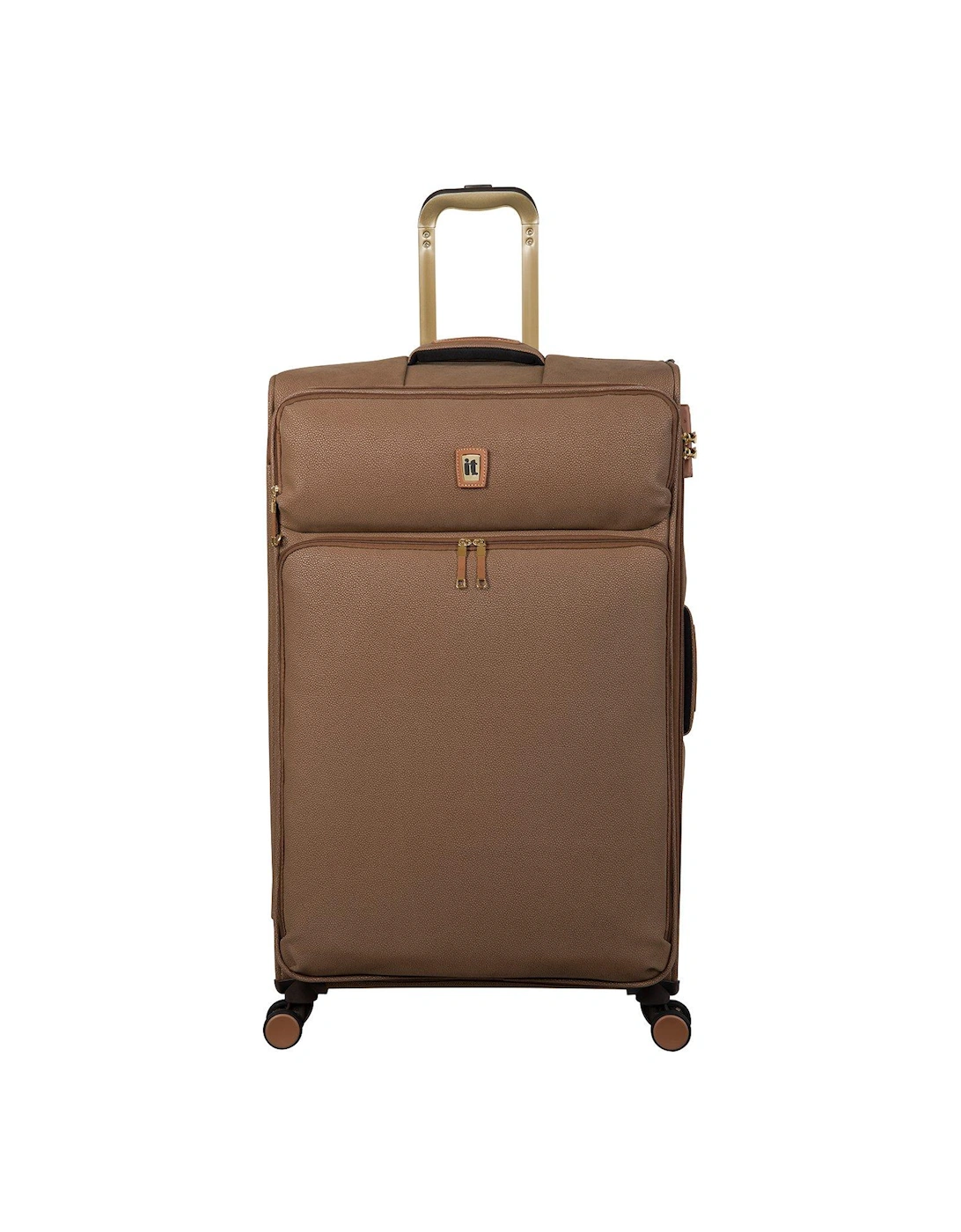 Enduring Large Expandable Suitcase with TSA Lock - Tan, 2 of 1