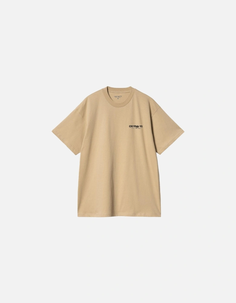 Ink Bleed T-Shirt - Sable/Tobacco