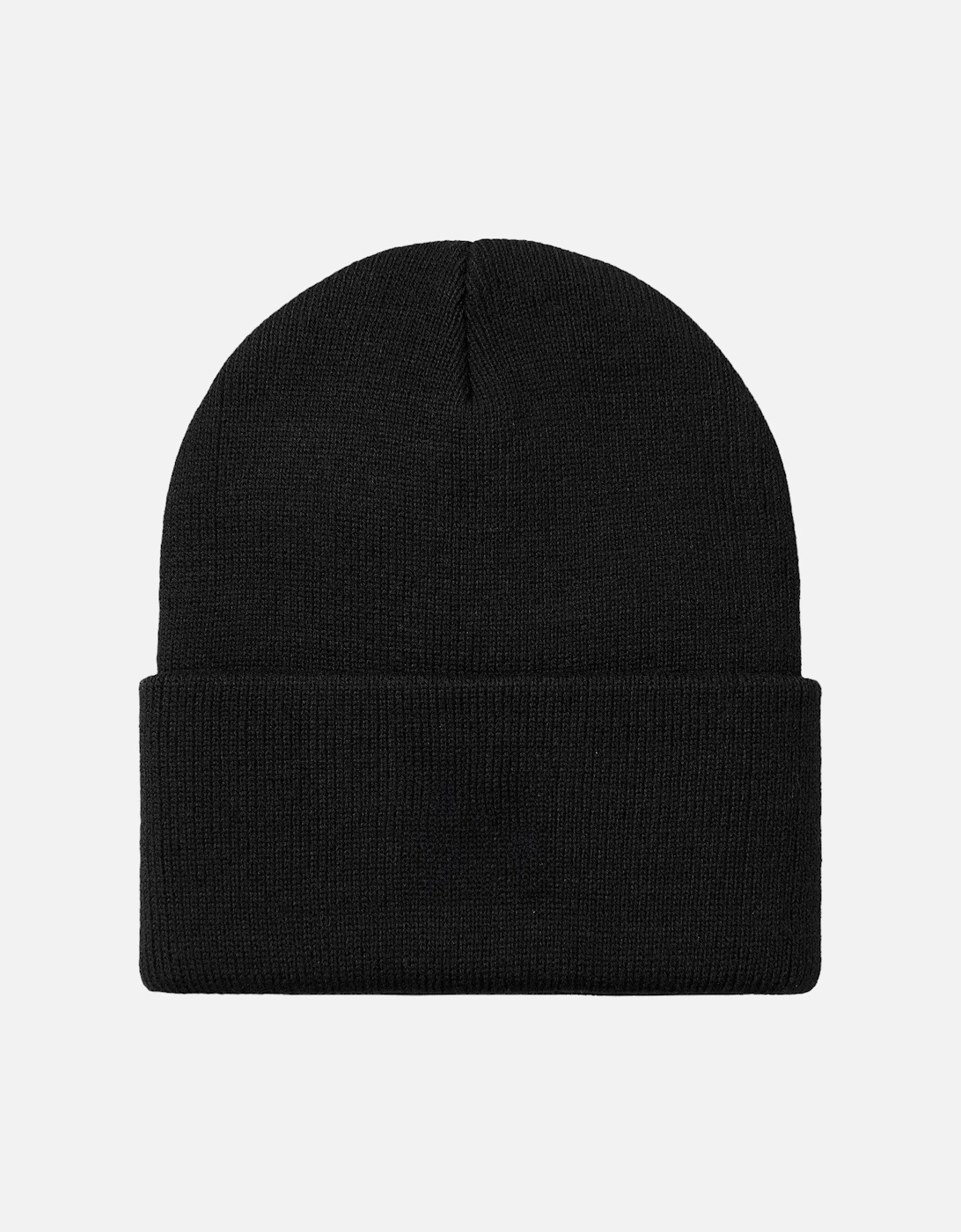 Short Watch Hat Beanie - Black