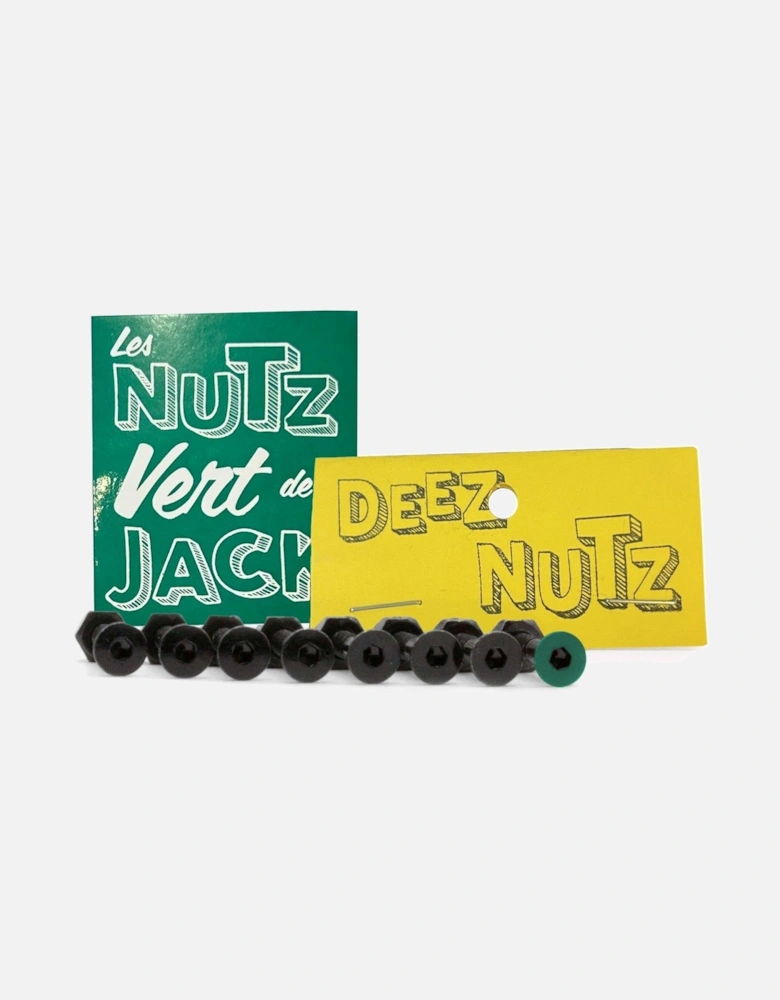 Les Nutz Vert De Jack Nutz 1" Allen Bolts - Black