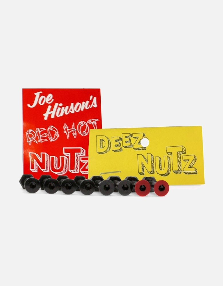 Joe's Red Hot Nutz 1" Allen Bolts - Black