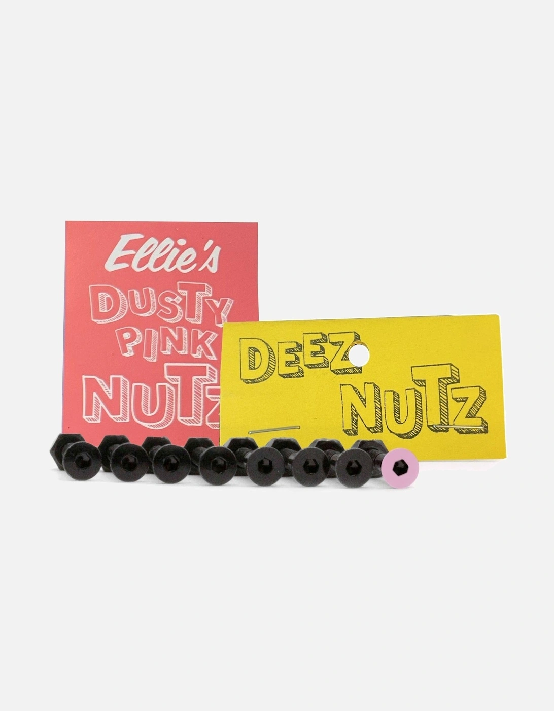 Ellie's Dusty Pink Nutz 7/8" Allen Bolts - Black, 2 of 1