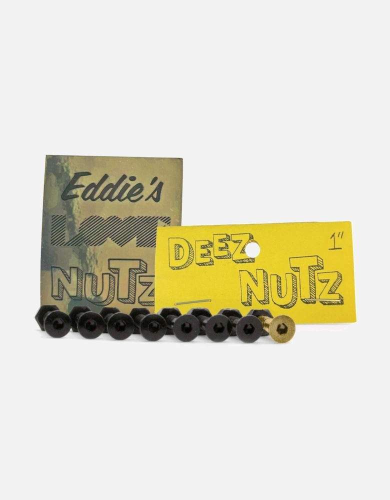 Eddie's Love Nutz 1" Allen Bolts - Black