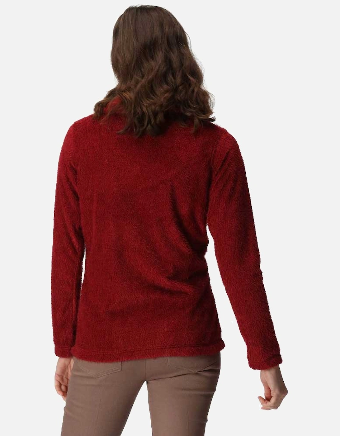 Womens Heloise Mock Neck Full Zip Fleece Jacket