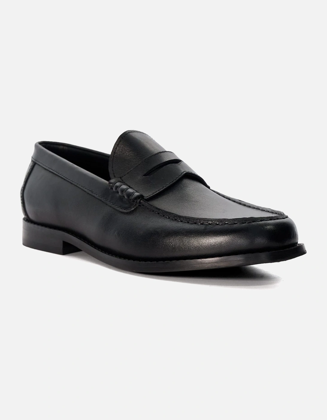 Mens Simsonn - Leather Penny Loafers, 5 of 4