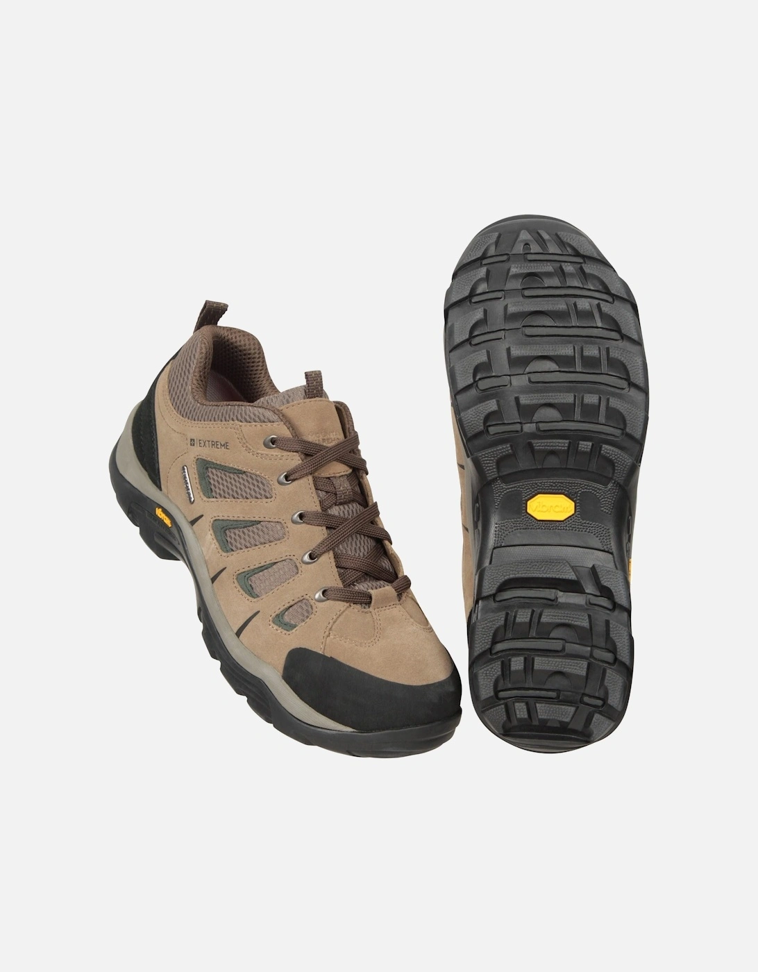 Mens Field Extreme Suede Waterproof Walking Shoes, 3 of 2