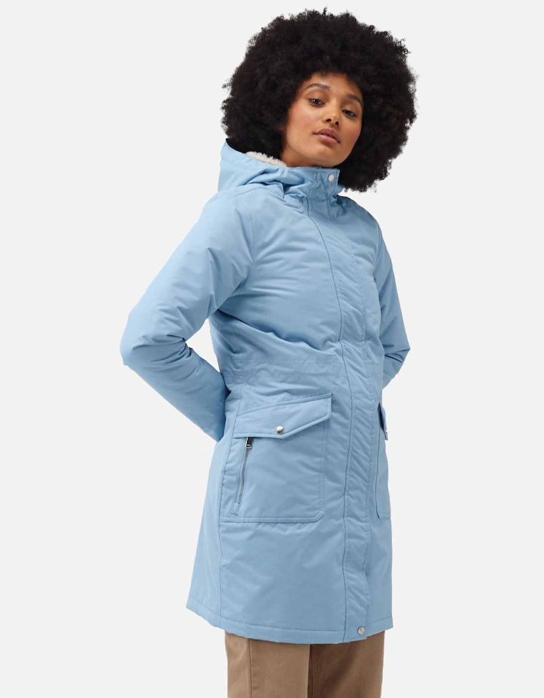 Womens Romine Waterproof Breathable Parka Coat, 6 of 5