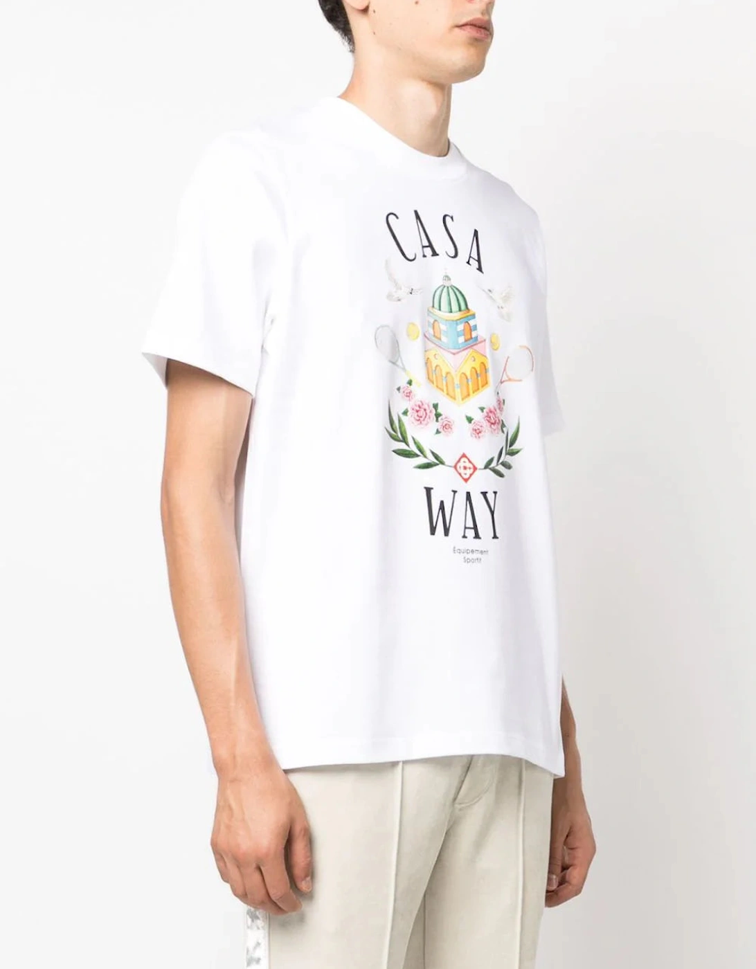 Casa Way Organic Cotton T-Shirt in White