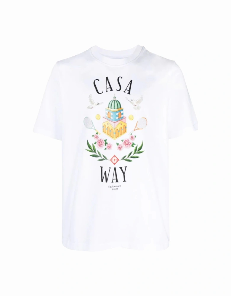 Casa Way Organic Cotton T-Shirt in White