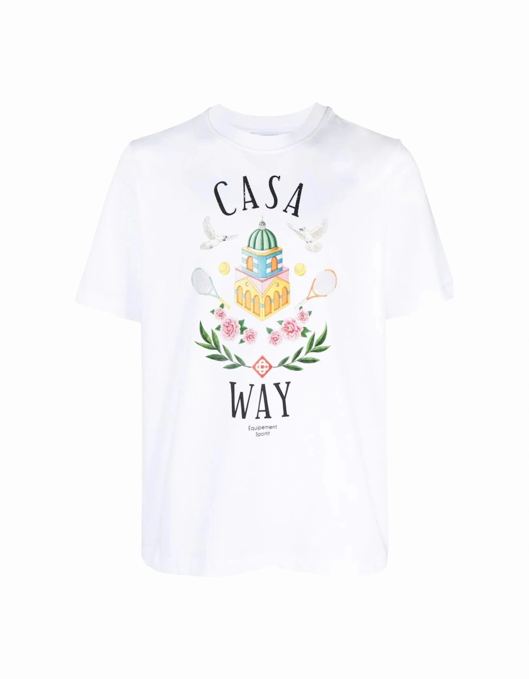 Casa Way Organic Cotton T-Shirt in White, 6 of 5