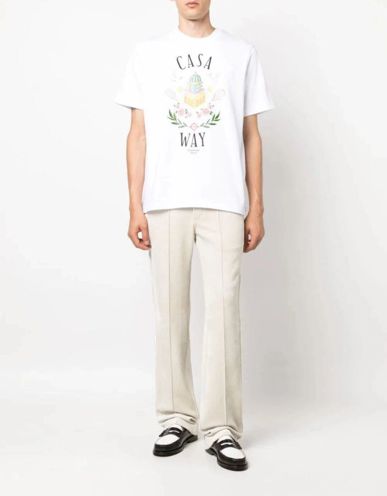 Casa Way Organic Cotton T-Shirt in White