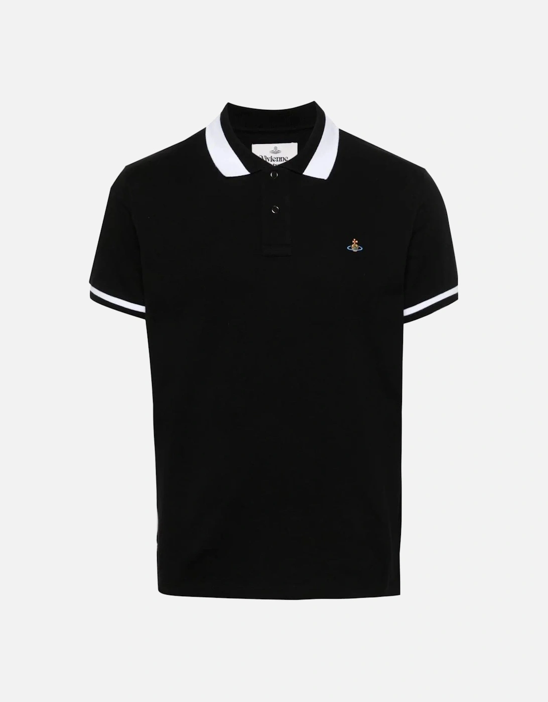 Classic Pique Polo Shirt Black, 6 of 5