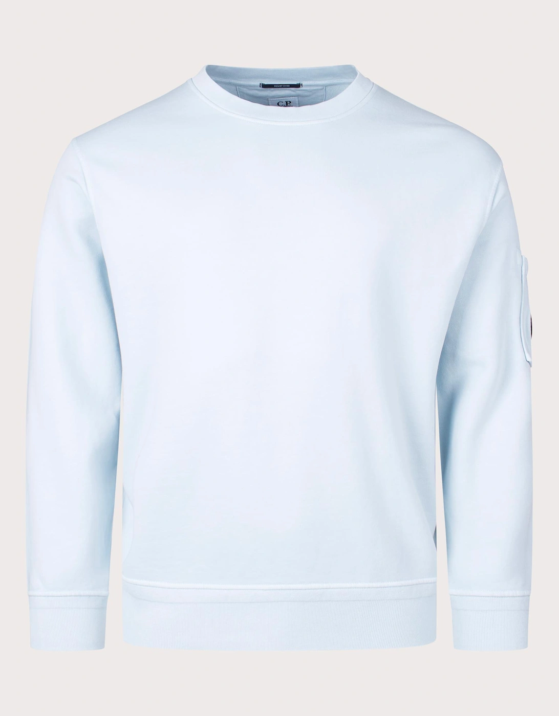 Cotton Diagonal Fleece Lens Sweatshirt
