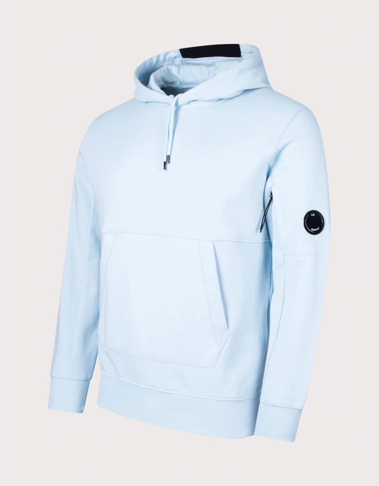 Diagonal Raised Fleece Hoodie