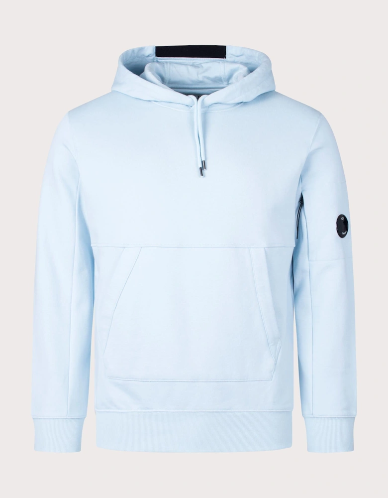 Diagonal Raised Fleece Hoodie