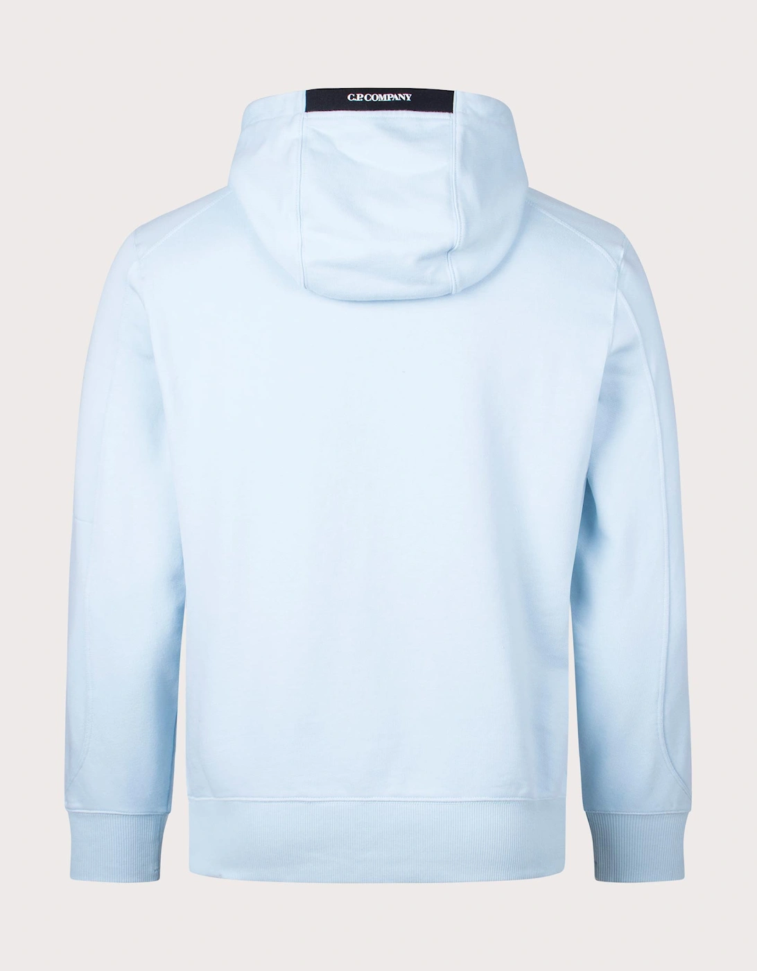 Diagonal Raised Fleece Hoodie