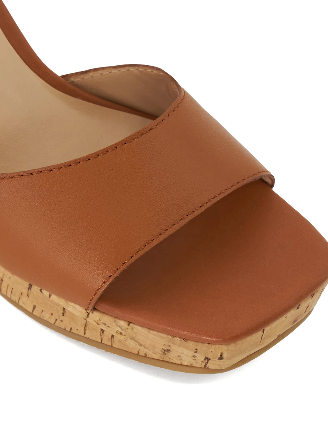 Ladies Jacuzzi - Cork Heeled Platform Sandals