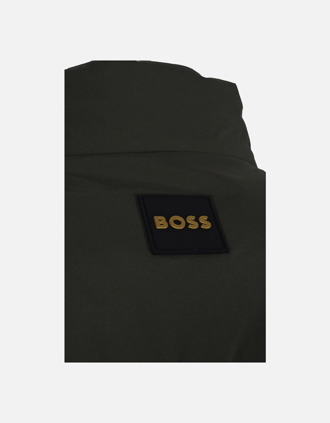 Boss V_titanium Down Gilet Open Green