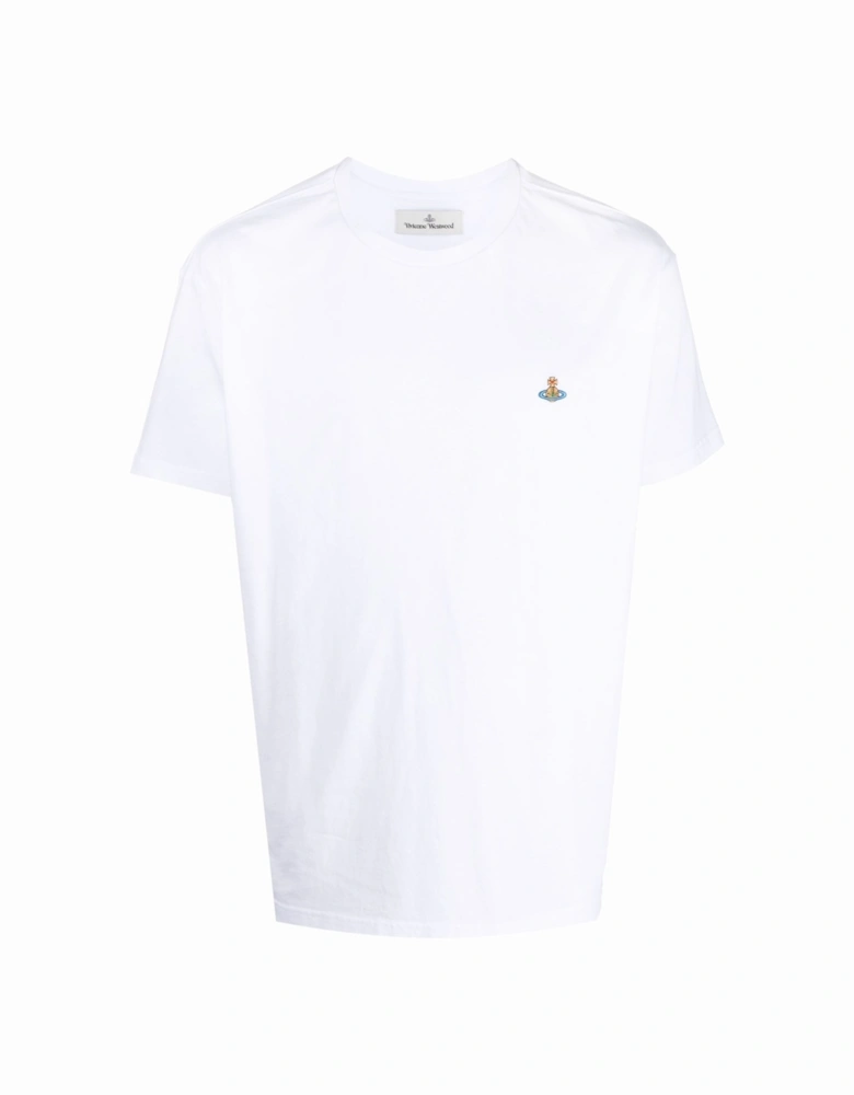 Classic Multicoloured Orb T-shirt White