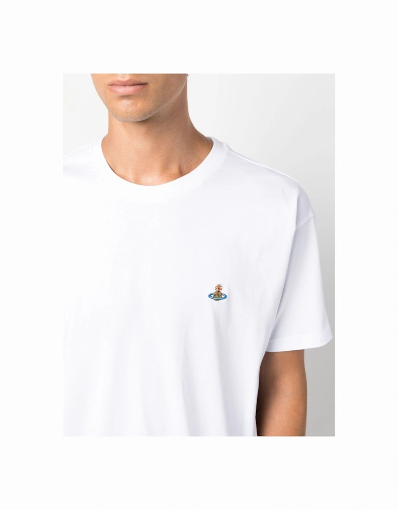 Classic Multicoloured Orb T-shirt White