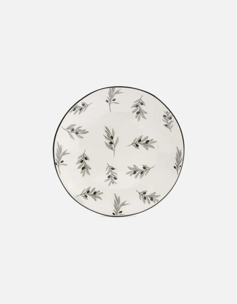 Side Plate Stoneware Small Olive Branches