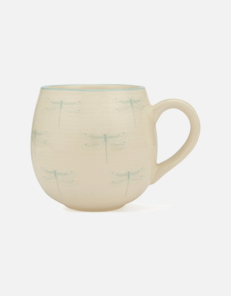 Mug Stoneware Patterned Dragonfly