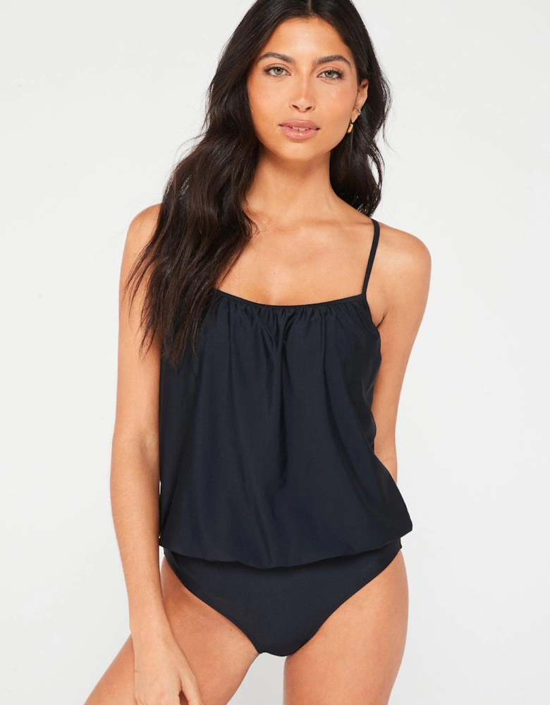 Blouson Swimsuit - Black