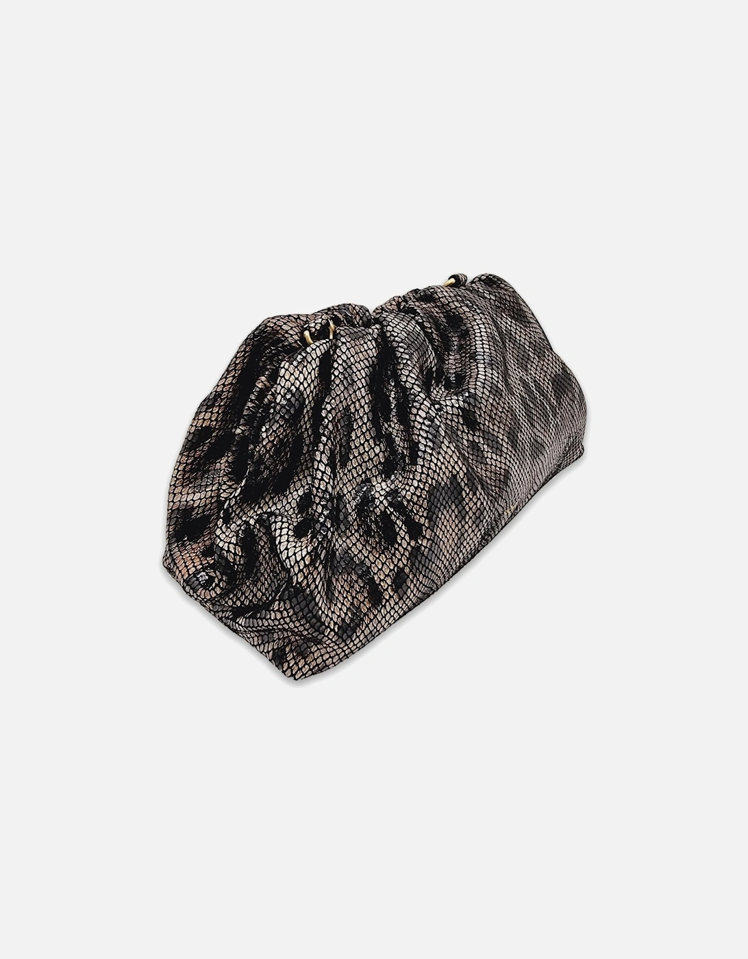 LUCINDA CLUTCH BAG-SNAKE